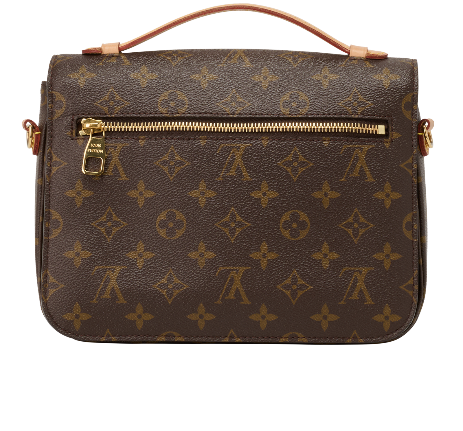 Pochette Metis, &pound;1,300, Handbags, Brown, Canvas, Back view